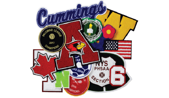 Chenille Patches sample