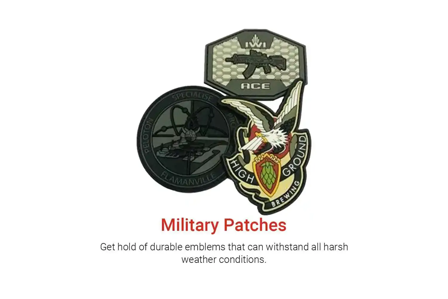 Military Patches detail